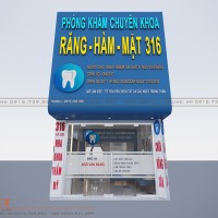 Thiết kế phòng khám chuyên khoa răng hàm mặt 316